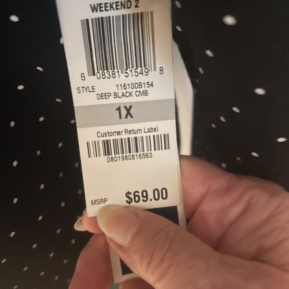 Charter Club sweatshirt 1X - Picture 2 of 2